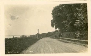 ECHTE FOTOGRAFISCHE POSTKARTE VON SCHWANENLAND, (NAHE RUMPF), EAST YORKSHIRE - Bild 1 von 2