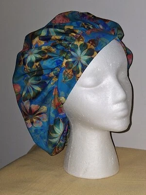 Teal Venice Design Medical Scrub Surgical Hat - Image 1 of 2