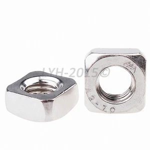 M3,4,5,6,8,10,12 Square Nuts to Fit Metric Bolts Screws - A2 304 Stainless Steel - Picture 1 of 5