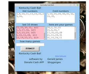 Kentucky Cash Ball Lottery Numbers software DVD for Windows 7 & 8 & 10 - Afbeelding 1 van 3