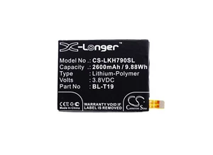 Batterie 2600mAh BL-T19 pour Google Nexus 5X, LG Bullhead H790 H791 H791F H798 - Photo 1 sur 6