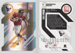 2005 Donruss Elite Status Gold Die-Cut /24 Domanick Davis #38