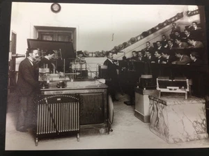 RIPRODUZIONE FOTO ALINARI AULA SCIENZE TECNICO FIRENZE 18X24 CM INIZI '900 (1) - Picture 1 of 1