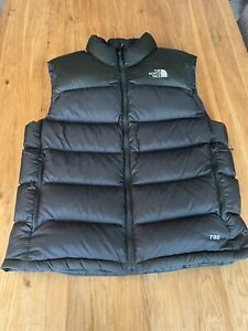 Mens The North Face Gilet, Puffer Vest, 700 Down, Size Medium, Green