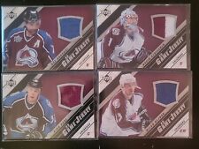 2005-06 Upper Deck Game Jersey 4 Card Lot - Colorado Avalanche 