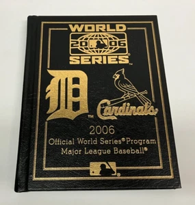 2006 World Series Leather Bound Program ~ Detroit Tigers / St Louis Cardinals - Picture 1 of 6