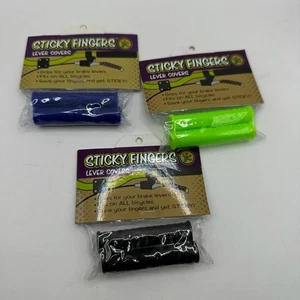 STICKY FINGERS Bremshebelabdeckungen für BMX Freestyle Mountainbikes 3 Stück NEU - Bild 1 von 7