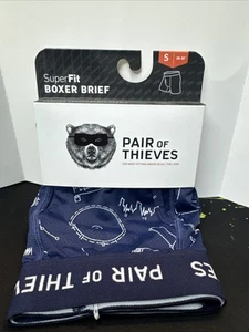 Coppia Boxer Uomo Ladri Taglia S Navy/Forme Super Mesh Magic Fit - Foto 1 di 2