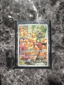 Eevee 188/167 Twilight Masquerade Pokémon TCG Illustration Rare, PACK TO SLEEVE - Picture 1 of 2