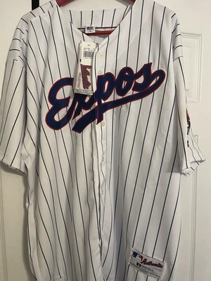 AUTHENTIC  Russell Athletic Montreal EXPOS Jersey with Patch- Size 52 NEW!!!! - Image 1 of 4