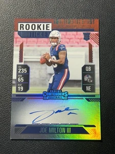 2024 Panini Contenders Joe Milton III FOTL RED ZONE AUTO Variation Cowboys - Picture 1 of 2