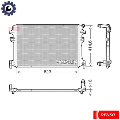 RADIATOR ENGINE COOLING DRM02048 FOR SKODA VW SEAT AUDI A1/Allstreet/City 1.0L - Image 1 of 4