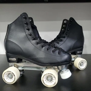 Patines cuádruples tradicionales Pacer Stratos negros para hombre talla 8 - Imagen 1 de 12