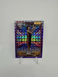 2024-25 Topps Chrome Kel’el Ware Purple Geometric #/129 Heat ROOKIE - Bild 1 von 2
