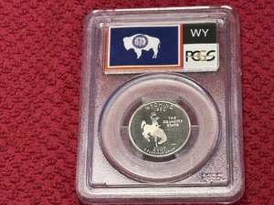 2007-S PCGS PR70 DCAM Wyoming Clad Quarter-- KEY DATE, + Intercept Holder - Picture 1 of 4