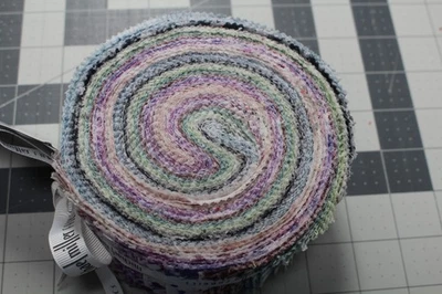Jelly Roll Michael Miller Strata Collection Indigo Fabric 40 pieces quilting sew - image 1 of 4