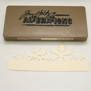 Sizzix Tim Holtz Snow Flurries On The Edge Die 656920 Bigz Alterations Christmas - Picture 1 of 4