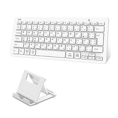 Ewin Japanese layout Bluetooth keyboard multi-pairing wireless keyboard for iPad - Image 1 of 4