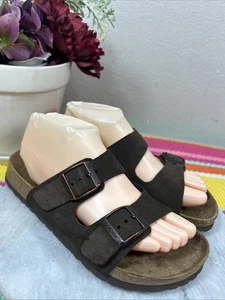 Sandalias Betula By Birkenstock Arizona Cuero Marrón Unisex EU 38 US L7 M5 - Imagen 1 de 13