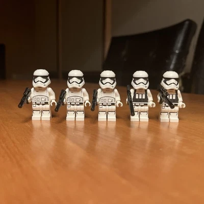 Lego Star Wars First Order Stormtrooper Lot Of 5 Minifigures From 75132 - Image 1 of 4