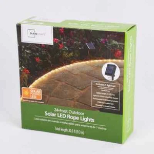 Mainstays Light Outdoor 24' Solar LED Rope Light - Picture 1 of 7