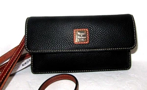 Bolso Bandolera Dooney & Bourke Grano Guijarro Cuero Negro Milly Nuevo con Etiquetas $258 - Imagen 1 de 12