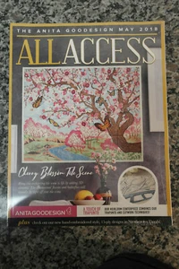 Anita Goodesign ALL ACCESS VIP Club MAY 2018  Embroidery Design CD & BOOK - Picture 1 of 2