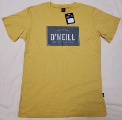 O'neill Men Brand New T-Shirt Size S Gold/Yellow - Изображение 1 из 4