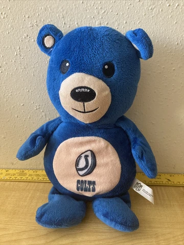 NFL Team Teddy Bear Mascot Stuffed Animal Plush Indianapolis Colts 13” Cover
