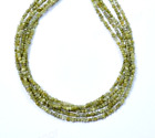 100 % perles diamant naturel vert brut 2-3 mm pépites certifiées 17 pouces perles non coupées