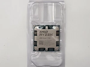 AMD Ryzen 7 7700 Processor (5.3 GHz, 8 Cores, Socket AM5) CPU Only in clam shell - Picture 1 of 3