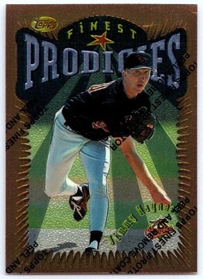 1996 Topps Finest Jimmy Haynes Baltimore Orioles #220 - Image 1 of 2
