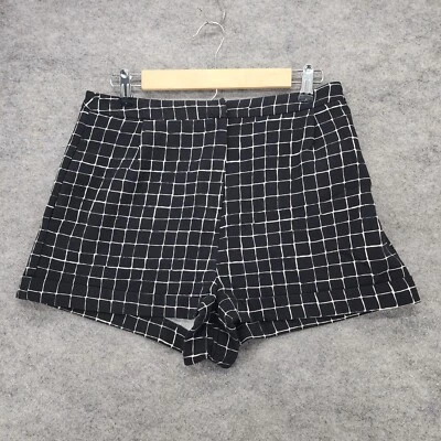 Pantalones Cortos Topshop Mujer 8 Negro Shortie Ventana Foto 1 de 4