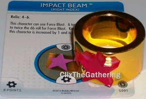 SCHLAGSTRAHL (RECHTER INDEX) S001 R001 Invincible Iron Man Heroclix Mandarinenring - Bild 1 von 1
