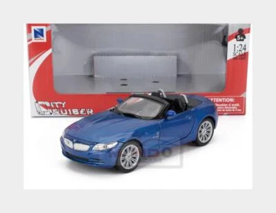 1:24 NEWRAY Bmw Z4 Spider Cabriolet Open 2009 Blue NY71183A MMC - Image 1 of 2