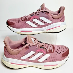 Adidas Solar Control Womens sz 9.5 Running Shoes Purple White Gym Sneakers Boost - Picture 1 of 20