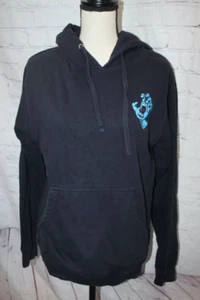 Santa Cruz Navy Blue Screaming Hand Pullover Hoodie Hooded Sweatshirt Size S - Picture 1 of 3