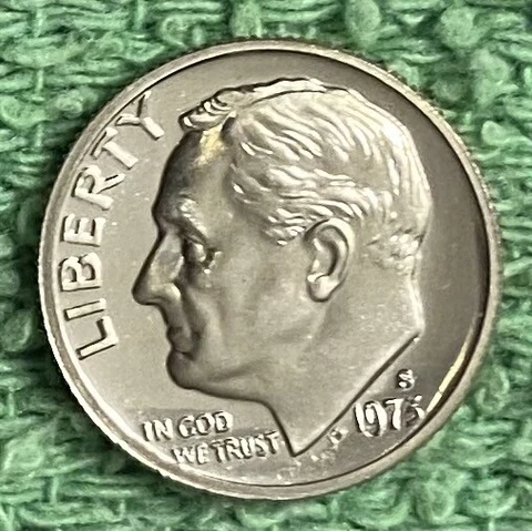 1973-S  **PROOF**  ROOSEVELT DIME - NICE COIN - L@@K AT PICTURES!!!!! Cover