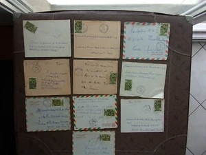 COTE D IVOIRE - 10 enveloppes (B45) - Foto 1 di 2