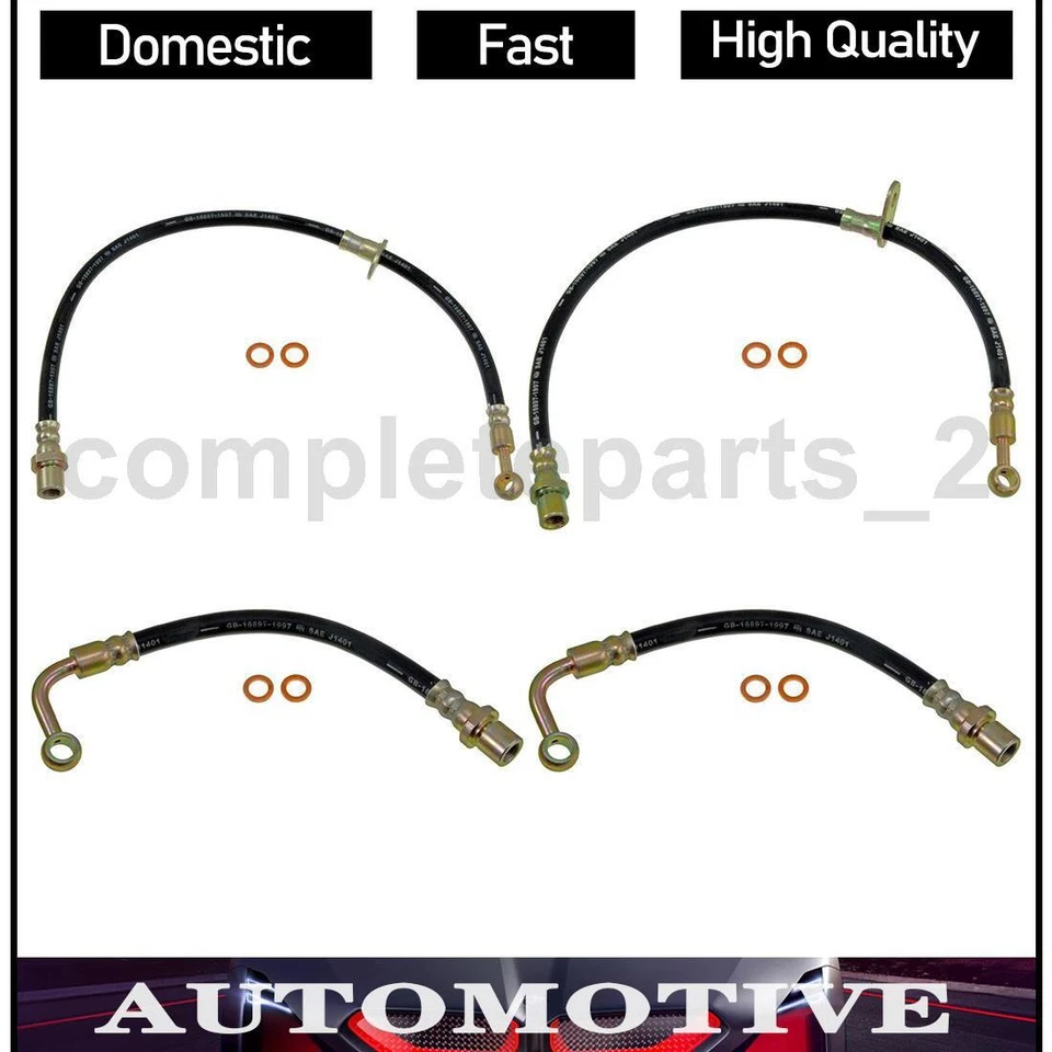 Brake Hydraulic Hose Fits 2003-2006 Subaru Baja Dorman - First Stop 4pcs Foto 1 de 4