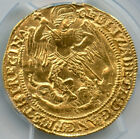 1595-98 England Britain Gold Elizabeth I Angel Coin PCGS AU, key mintmark