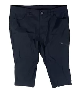Eddie Bauer Capris Mujer Talla 16 Elastizado Cremallera Bolsillo Negro J2 - Imagen 1 de 5