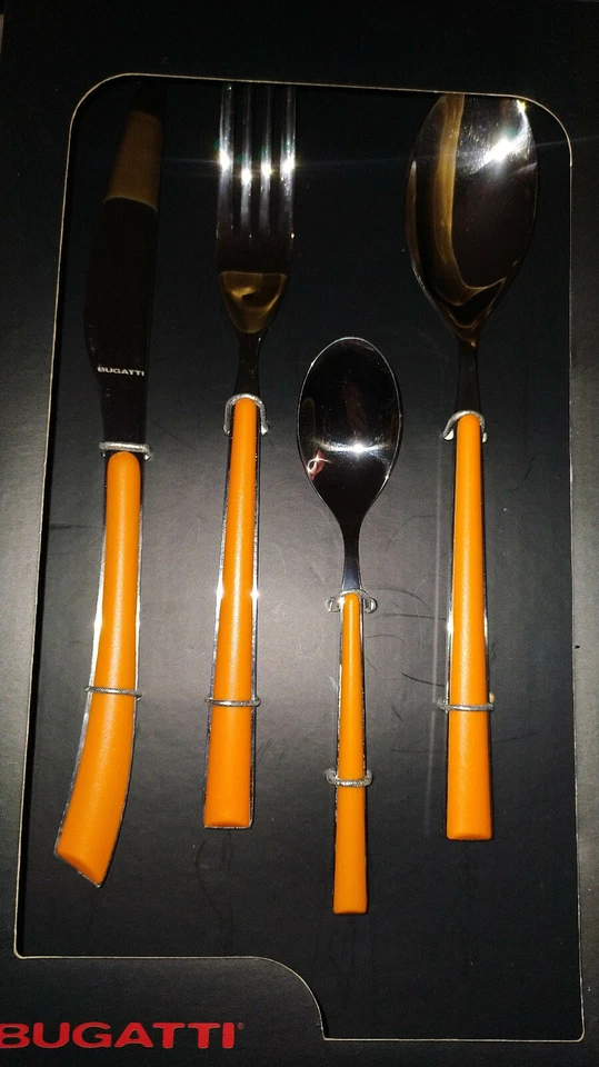 Posate stella set 24pz colore arancione CasaBugatti - Immagine 1 di 1