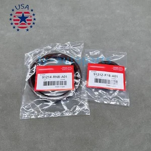 New FRONT AND REAR MAIN CRANKSHAFT SEAL FOR HONDA CIVIC ACURA RSX TSX US - Picture 1 of 5