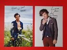 HARRY STYLES SET OF 2, ONE DIRECTION SIGNED AUTOGRAPED PHOTOS 
