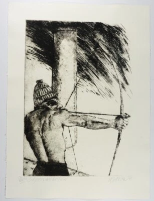 Ernst Marow: Radierung »Odyssee« handsigniert-e.a. Ex.- von 2007 - Bild 1 von 2