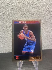 2014-15 NBA Hoops Gold #263 Joel Embiid Rookie Card Philadelphia 76ers RC MVP!!!