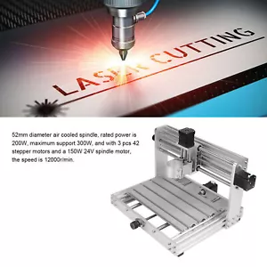 3 Achsen Laser Graviermaschine CNC Fräsmaschine Fräse Lasergravur Maschin Cutter - Bild 1 von 24