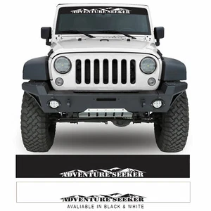 Adventure Seeker Sunstrip 4x4 Off Roading Green Laning Auto Windschutzscheibe Banner - Bild 1 von 3