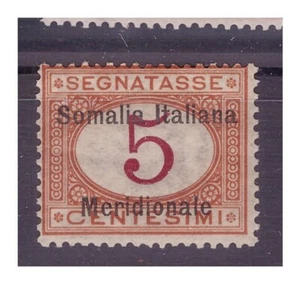 SOMALIA ITALIANA SEGNATASSE 1906 - Cent. 5 NUOVO ** MNH - Foto 1 di 1